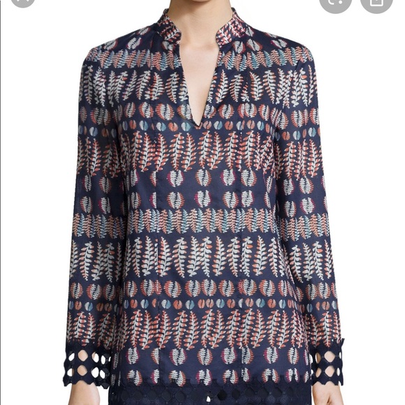 Tory Burch Tops - Tory Burch fern prints tunic ( 435)
